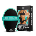 Dermasuri Exfoliating Body Scrubber Glove, Exfoliating Glove, Black (1 Pk)