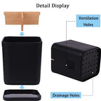 Electric Toothbrush Holder Tooth Brush and Toothpaste Organizer, Black