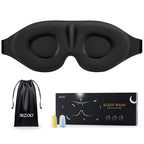 MZOO Luxury Sleep Mask for Women Men Patented Light Blocking Design